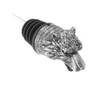 ROMISBABA Verseur à Vin Acier Inoxydable Forme Tête de Loup Bec Verseur Bar Multifonction Design Original pour Bouteilles de Vin et Liqueurs Accessoire Pratique pour Soirées et