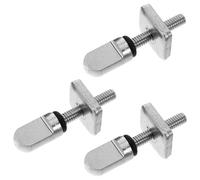 ROMISBABA Vis à Aileron M4 en Acier Inoxydable 3 Pièces pour Paddleboard, Fixation Manuelle, Remplacement Vis D'aileron Planche de Surf, Accessoires Sport Nautique, Résistance