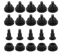 ROMISBABA Vis de Montage Anti-Vibrations pour Disque Dur 25 Pouces SSD/Disque Mécanique Lot de 30 Vis D’Absorption des Chocs en Acier Accessoires pour Boîtier PC Garantissant Stabilité