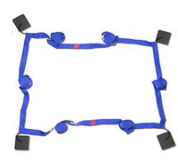 RomiSport Lignes pour Beach-Volleyball - Marquage de Terrain de Jeu Courtline - 16 m x 8 m - Lignes pour Volleyball de Plage - Largeur : 5 cm - Bleu Gazon - Sable