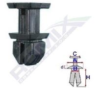 ROMIX 604201 Clip, enjoliveur