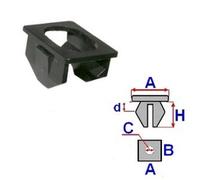ROMIX C60383 Clip, enjoliveur