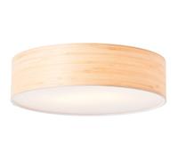 ROMM Plafonnier 2L bois clair/blanc E27