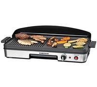 ROMMELSBACHER Barbecue de table BBQ 2003 - Zone de cuisson turbo, revêtement antiadhésif 3 couches, surface de cuisson 50 x 25 cm, 1900 W