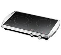 Plaque ROMMELSBACHER CT 3400/E - Electrique - Verre-céramique - Noir, Acier inoxydable