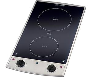 ROMMELSBACHER Domino EBC 3075/E Plaque de cuisson encastrable SCHOTT CERAN®, surface de cuisson SCHOTT CERAN®, réglage en continu, économie d'énergie, 3000 W, dimensions d'encastrement 270 x 500 x 75