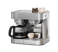 Rommelsbacher EKS 3010 - Machine à café avec machine à filtre et buse vapeur "Cappuccino" - 19 bar - 10 tasses - acier inoxydable