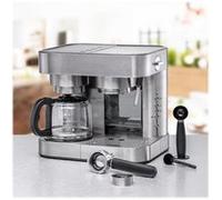 Rommelsbacher Machine à café EKS 3010 2-en-1 expresso/filtre 19 bar 1,5 L inox 10 tasses