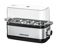 Rommelsbacher ER 300 cuiseur d'oeufs 3 oeufs 300 W Acier inoxydable, Transparent