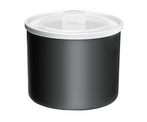 Rommelsbacher IB 05 Bac de congélation pour machine à glace 12 Kurt/Practical Dual Bin avec couvercle Noir 1,5 l