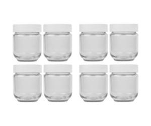 Rommelsbacher JG8 pot Rond Transparent, Blanc, Verre