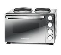 Rommelsbacher KM 3300 four et cuisinière Plaque de cuisson de table Electrique Plaque scellée Noir, Argent