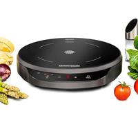 ROMMELSBACHER Plaque de cuisson simple CTA 1800/IN, induction, forme ronde, compacte et peu encombrante, 9 heures de puissance, power switch - limiteur de courant/puissance