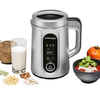 ROMMELSBACHER Veggie Drink & soupes SVD 1400 Cuisine, hacher, réduire en purée, 9 programmes, programme de nettoyage, récipient intérieur en acier inoxydable, capacité 1,3 l, cloche de purée, couteau