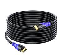 Rommisie Câble HDMI 4K/60HZ 7m (HDMI 2.0, 18 Gbit/s) Connecteurs Plaqués or Ultra Haut Débit, Retour Audio Ethernet, Compatible avec Blu - Ray, Playstation, Ordinateur Portable, PS34/5, PC, HDTV