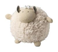Romneys Mouton en peluche pour chien - Jouet extra doux et en peluche - Mouton bou vec coussin intérieur indéformable - Pour jouer, porter et se détendre - Environ 30 cm