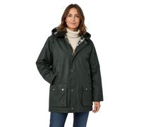 Romneys Veste en cire anglaise doublée - L'original | Veste de pluie robuste coupe-vent et imperméable | Chaud et doublé comme veste d'hiver avec capuche