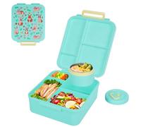 Romon 1700ml Lunch Box, Lunch Box Enfant Adulte Boîte avec 4 Compartiments, Conception Sans Fuite Lunchbox, Petit-DéJeuner Collation Boite Repas pour École Pique-Nique Travail, sans BPA