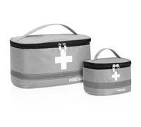 Romon 2 Pièces Trousse de Secours Vide, Étanche Sac de Médecine Portable, Trousse de Médecine Sac d'urgence de Grande Capacité, Sac de Rangement de Médicaments pour Maison, Bureau, Voyages