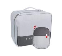 Romon 2 Pièces Trousse de Secours Vide, Étanche Sacs de Médecine Portable, Trousse de Médecine Sac d'urgence de Grande Capacité, Sac de Rangement de Médicaments pour Maison, Bureau, Voyages