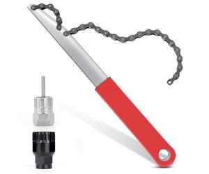 Romon 3-in-1 Outils de Demonte de Cassette de Vélo, pour Cassette de 8, 9, 10 Vitesses, Démonteur de Bielle avec Extracteur, Fouet de Chaîne, pour Fouet de chaîne de vélo pour Shimano/SRAM/SunRace