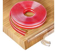 Romon 6 Mètres Bande Coin de Table Protection Bebe, Transparent Bande Protection Meuble, Pré-adhésif PVC Protecteur des Bords, pour Les Tables, Rebords de Fenêtres, Murs