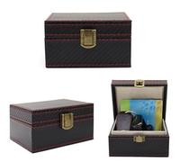 Romon Faraday Boîte pour clés de voiture, Protection Sécurisée, Schutz pour Keyless Go, Boîte Antivol, Matériau PU, Adaptée pour Cartes de Crédit et Clés de Voiture, 11,5x9x6 cm