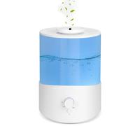 Romon Humidificateur d'Air Chambre 2.5 L Blanc, capacité, Top-Fill Diffuseur Huiles Essentielles, Arrêt Automatique, Purificateur Silencieux pour une Ambiance Confortable, Jusqu'à 28H