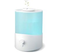 Romon Humidificateur d'Air Chambre 2.5 L, Top-Fill Diffuseur Huiles Essentielles, Jusqu'à 28H, Arrêt Automatique, Purificateur Silencieux pour une Ambiance Confortable, capacité, Blanc