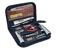 Romon Kit Réparation Pneu Voiture, 62 Pièces pour Crevaison avec Sac de Rangement - Kit Mèche Pneu pour Auto, Moto, Camion, ATV, Tracteur, Camping-Car
