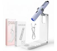 Romon Lampe UV Ongles Gel, Rechargeable par USB Et portable, Séchoirs à Ongles 3W, lampe à ongles gel avec support, minuterie 20/60, pour salon de manucure à domicile, Violet