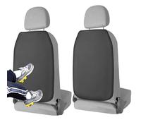 Romon Protection Siege Voiture, 2 Pièce Protections Dossier de Siège Voiture, Organisateur Voiture Enfant, Protections de Sièges Arrière Enfant Impermérable Anti-salissures pour Kind Chien, Noir