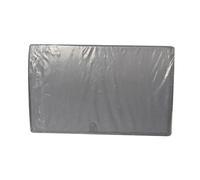 Romon Rangement sous lit Pliable 50L de 2, Sac de Stockage avec Couvercle, Caisse à Ranger pour Linge Zip Double Sens, Drap Lit et Chaussures, Poignées Renforcées, Anti-Humide & Anti-Poussière, Gris