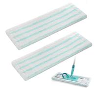 Romon Serpillère Lot De 2 Housses De Rechange pour Leifheit, Microfibre Compatibles avec Leifheit Profi XL Micro Duo/Profi XL Cotton Plus, Lavable en Machine 60°C, pour Lavage Sol Maison