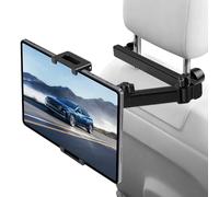 Romon Support Tablette Voiture Extensible pour Appareils 4-12,9 Pouces, Rotation 360°, Structure Triangle Stable, pour Voitures avec Appui-Tête