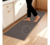 Romon Tapis Cuisine antidérapant Lavable 43x180cm, Dessous en Caoutchouc Absorbant Tapis Sol pour Cuisine, Couloir et Entrée