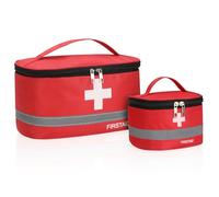 Romon Trousse de Secours Vide 2 Pièces | Étanche, Portable, Grande Capacité, Pour Maison, Bureau, Voyages