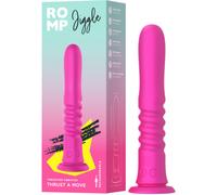 ROMP Vibromasseur va-et-vient Jiggle – Ventouse puissante, 6 intensités, 4 modes, Rechargeable, Rose