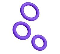 ROMP Remix Trio Cock Ring Set - Anneaux de pénis en silicone souple et extensible - Anneaux péniens non vibrants pour hommes - 3 tailles différentes - Jouets sexuels pour couples