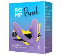 ROMP Reverb - vibromasseur point G et clitoridien à ondes - silicone violet