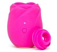 ROMP Rose Stimulateur Clitoridien par Succion pour Femme | Jouet Rose avec 6 Modes de Vibration | Sextoy d’aspiration | Stimulateur Féminin Étanche et Rechargeable pour le Plaisir Intime