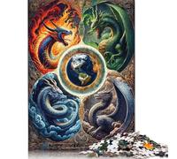 Rompecabezas de 1000 piezas Balance of The Elements Para adultos, Regalo de Halloween, rompecabezas de Papel Para Adolescentes, decoración única Para el hogar, 1000 piezas (75 x 50 cm)