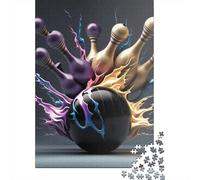 Rompecabezas de 1000 piezas Con diseño Abstracto de bolos Para adultos, Ideal como Regalo de Halloween, decoración única Para el hogar y Regalos (38 x 26 cm)