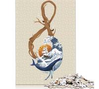 Rompecabezas de 1000 piezas Con diseño de Clave de Sol y sinfonía oceánica Para adultos, rompecabezas de Papel, juguete Para decoración de pared, Regalos de Navidad, 38 x 26 cm (1000 piezas)