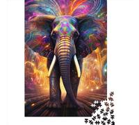 Rompecabezas de 1000 piezas Con diseño de Elefante Para adultos, Ideal como Regalo de Halloween, decoración única Para el hogar y Regalos, 1000 piezas (75 x 50 cm)