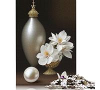 Rompecabezas de 1000 piezas Con diseño de Flores, Ideal Para Navidad, de Madera, Para Adolescentes, 1000 piezas (75 x 50 cm)