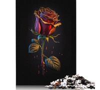 Rompecabezas de 1000 piezas Con diseño de Flores Para Adolescentes, Regalo de Madera, Para adultos, juegos educativos Para el hogar, juguetes de bricolaje, 1000 piezas (75 x 50 cm)