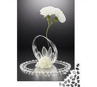 Rompecabezas de 1000 piezas Con diseño de Flores Para adultos, Ideal como Regalo de Halloween, decoración única Para el hogar y Regalos (38 x 26 cm)