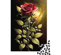Rompecabezas de 1000 piezas Con diseño de Flores Para adultos, Ideal como Regalo de Halloween, decoración única Para el hogar y Regalos (38 x 26 cm)