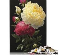 Rompecabezas de 1000 piezas Con diseño de Flores Para adultos, Ideal Para Halloween, decoración Del hogar, 1000 piezas (75 x 50 cm)